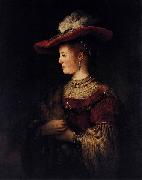 Rembrandt Peale Saskia in Pompous Dress oil painting picture wholesale